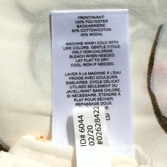 Tank Top EXPRESS White Yellow Purple Green Floral Sleeveless Cool Summer NWT - M - Picture 5 of 5